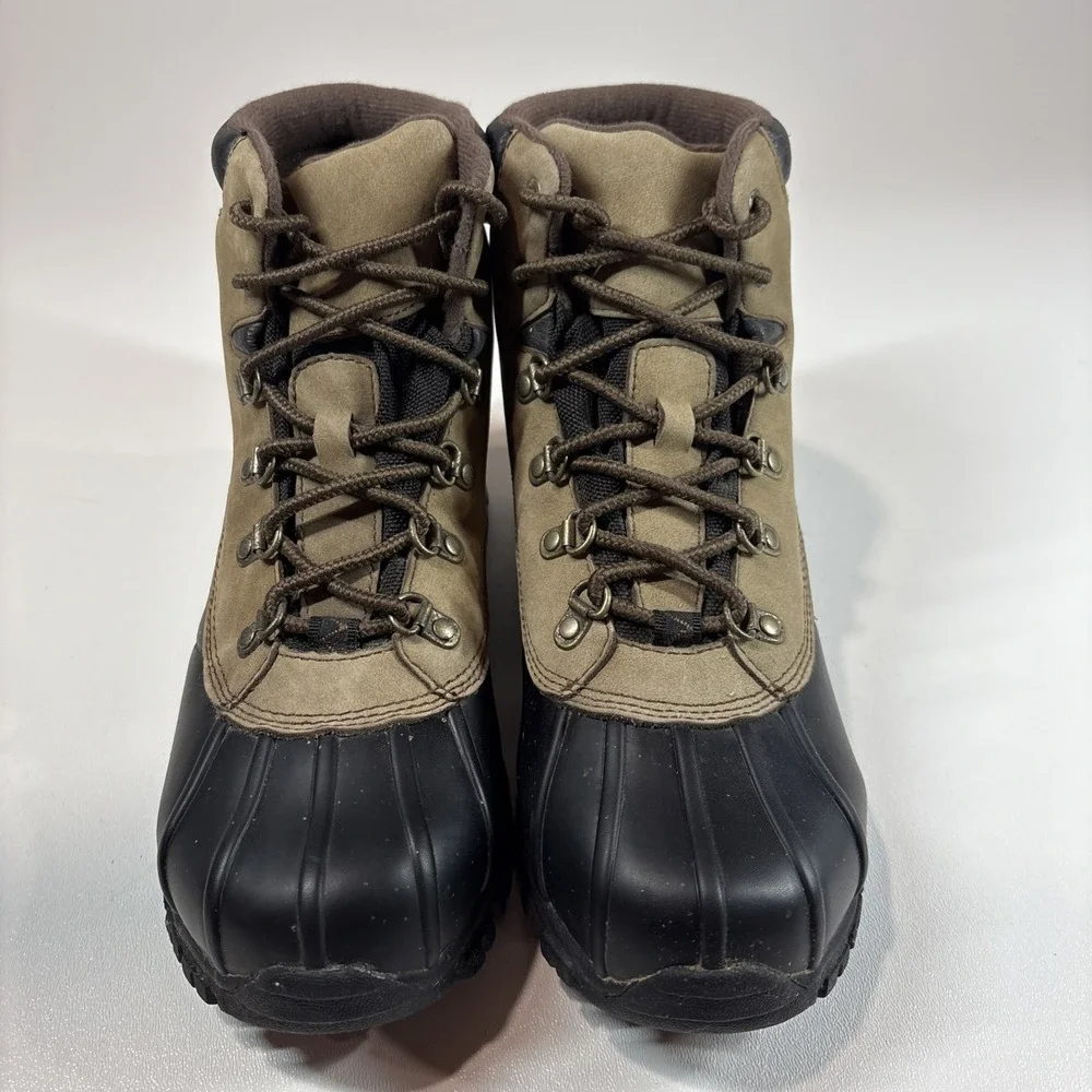 Aqua Duck Rain‎ Snow Boots 6m Brown